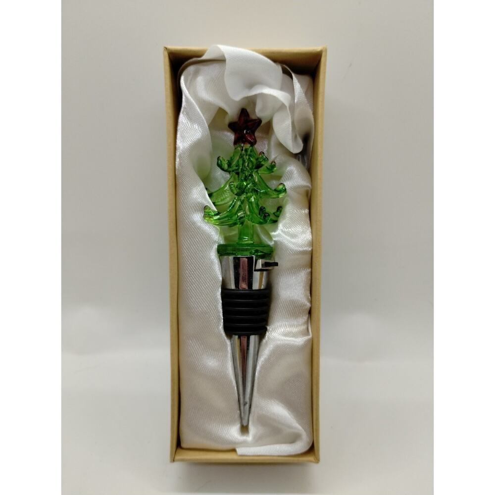 Ashley Nicole Designs Holiday Tree Wine Bottle Stopper Party - Multi Color Light